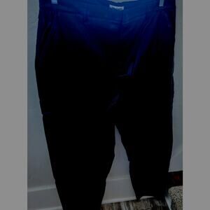 Juicy Couture Black Faux Leather Pants Plus Size 18W High Rise Slim Leg NWT